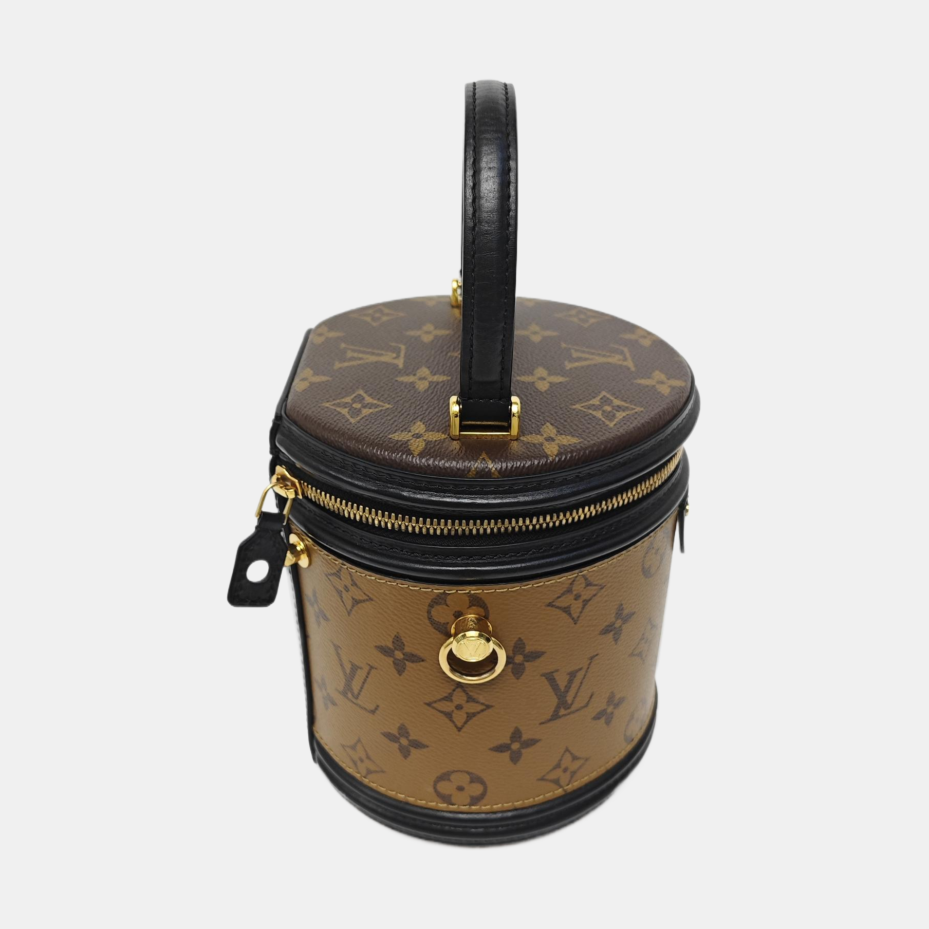 CANNES PM Monogram Coated Canvas Brown