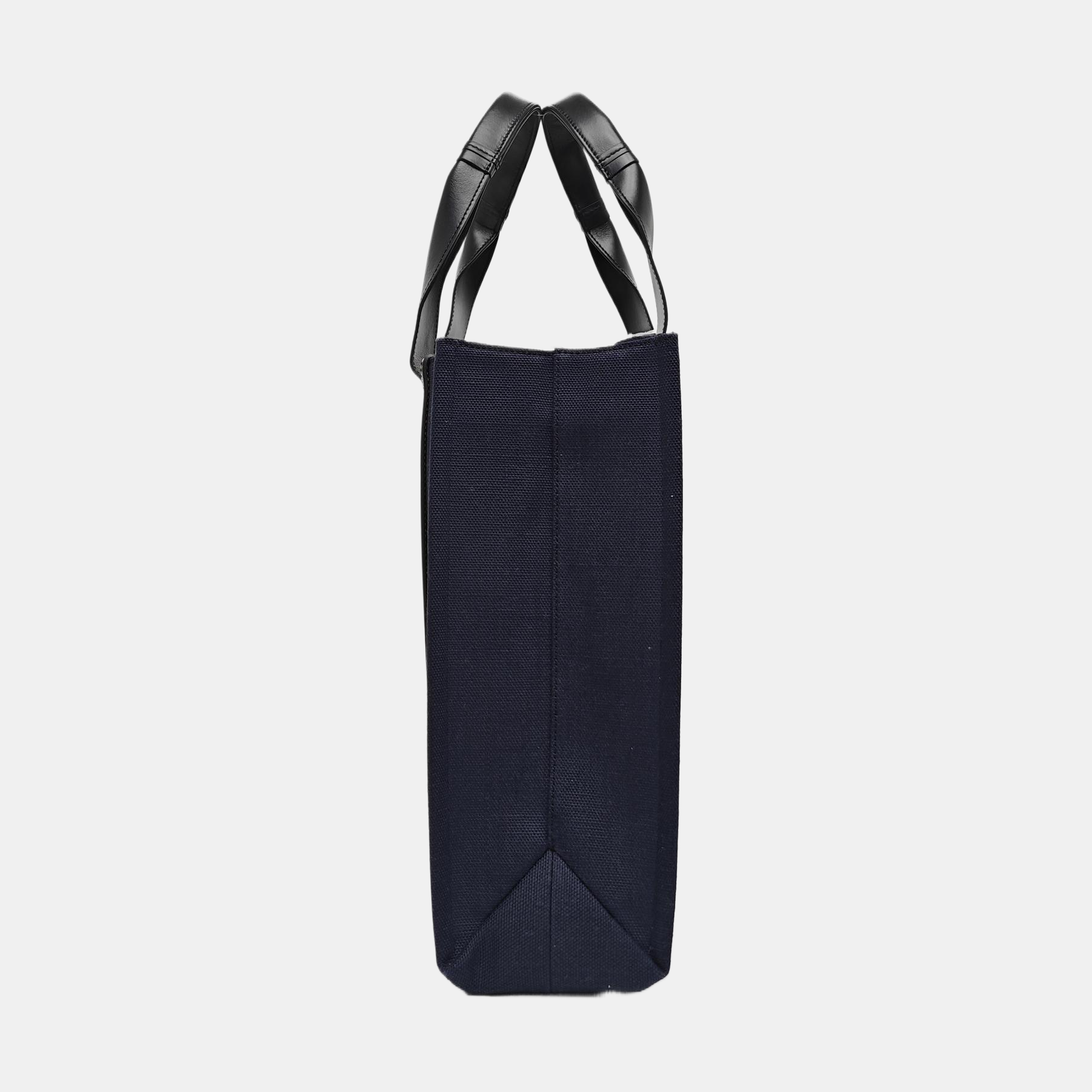 Canvas Top Handle Bag Blue