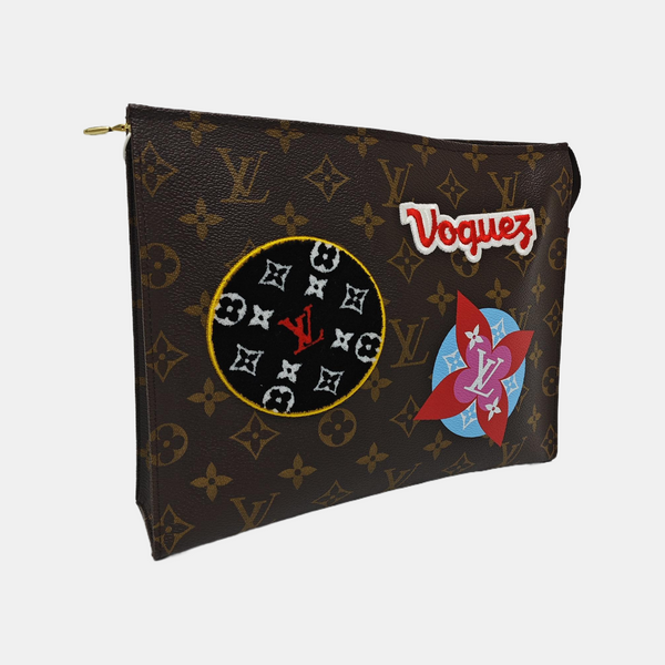 TOILET POCKET 26 Monogram Coated Canvas Brown