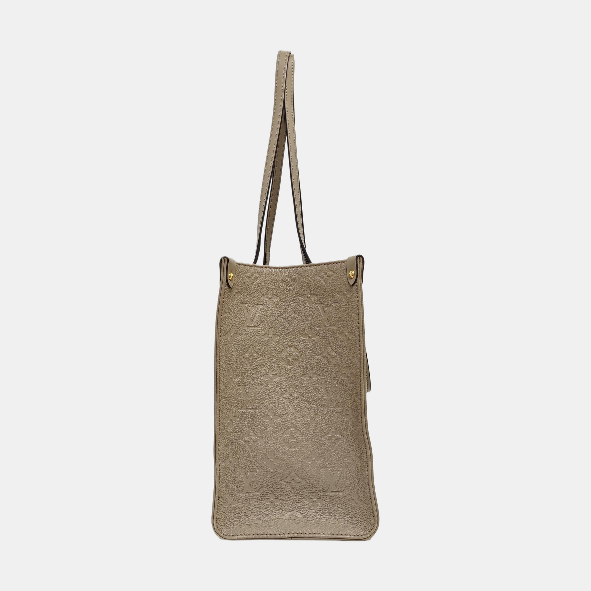 ONTHEGO MM Monogram Calfskin Gray