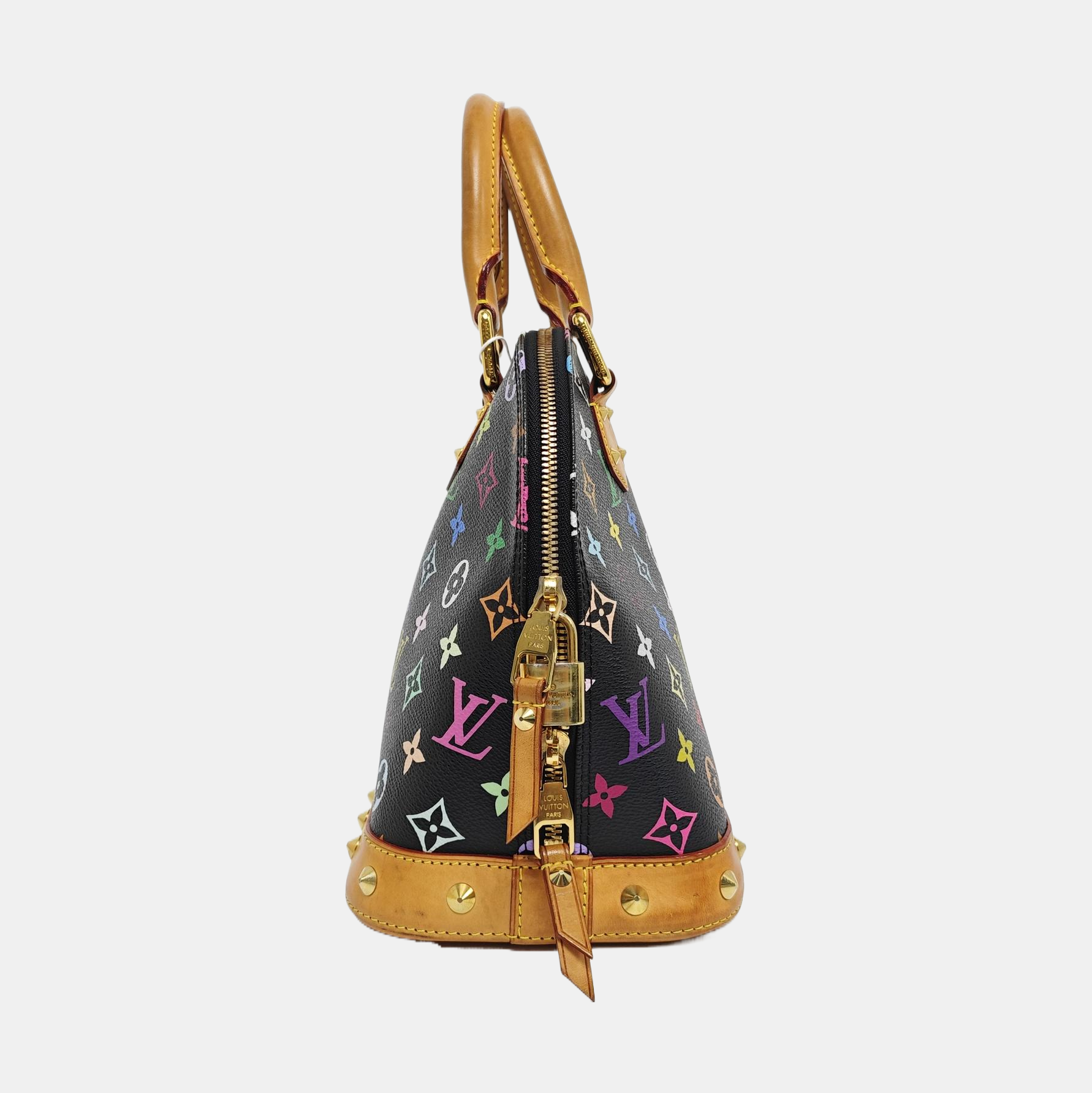 LV × TM ALMA PM Monogram Coated Canvas Black