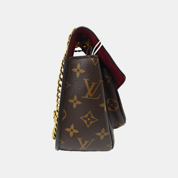 PASSY Monogram Coated Canvas Brown
