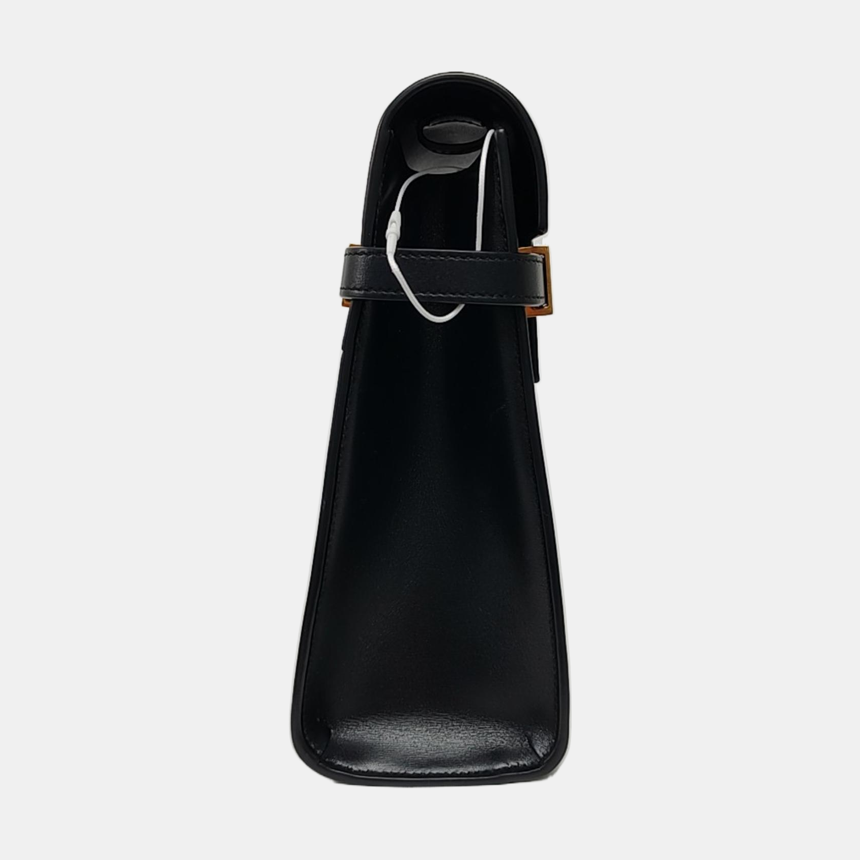 MANHATTAN Medium Calfskin Black