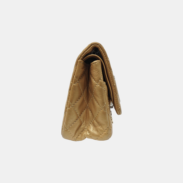 2.55 225 (small) Quilted Calfskin Gold