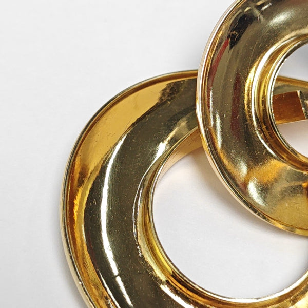 Metal Gold Brooch