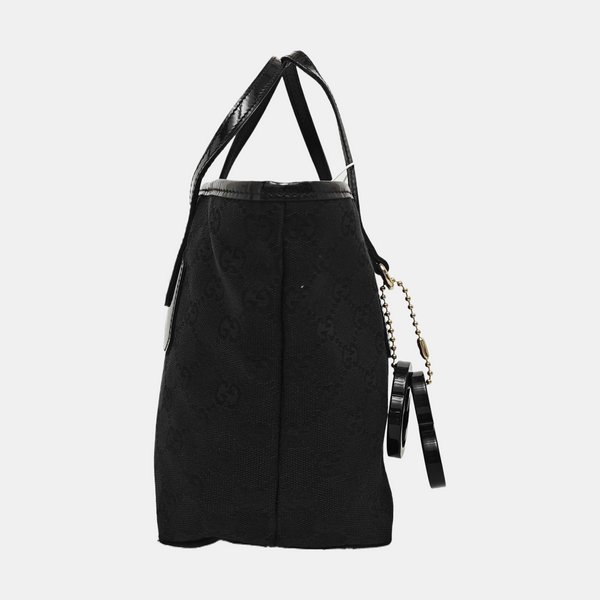 Monogram Canvas Top Handle Bag Black