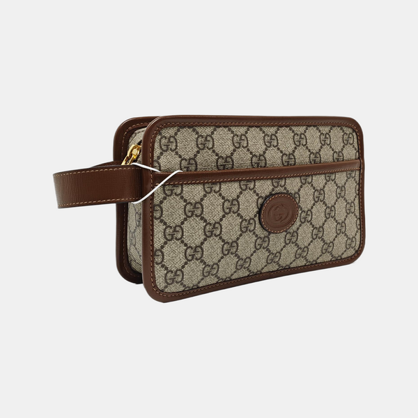 Retro Monogram Coated Canvas Brown