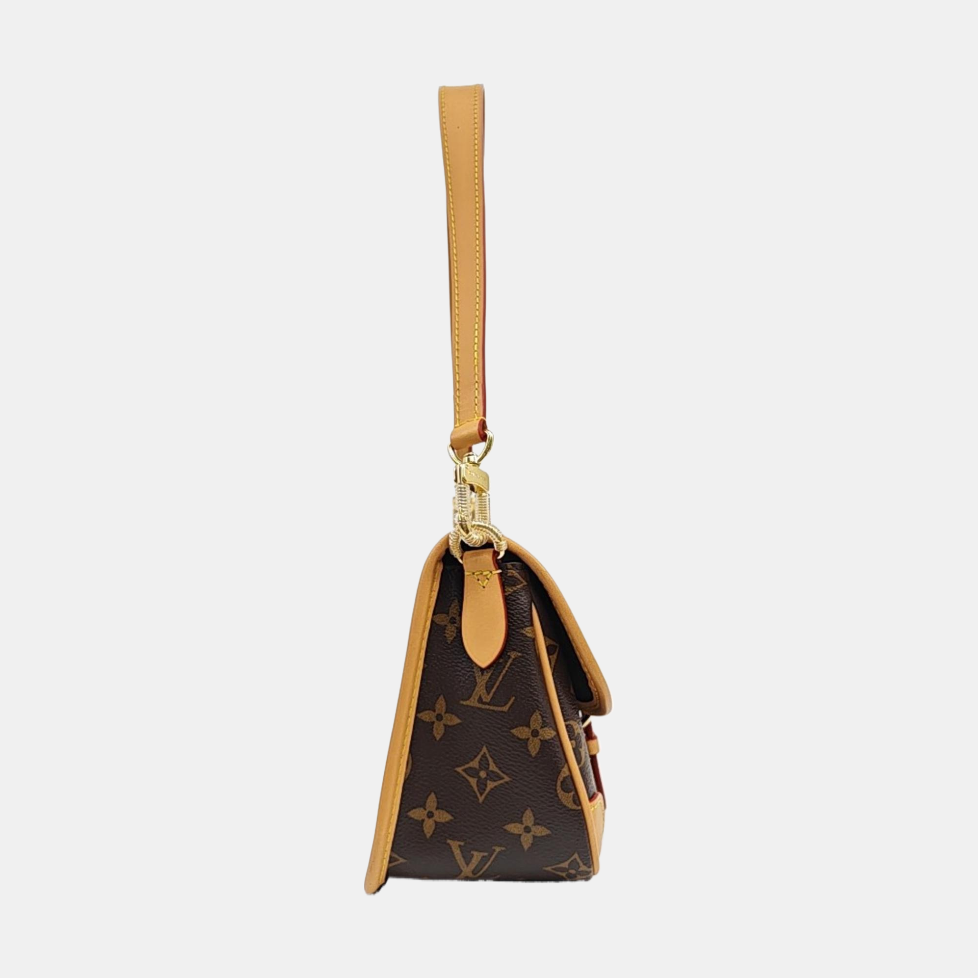 DIANE Monogram Coated Canvas Brown