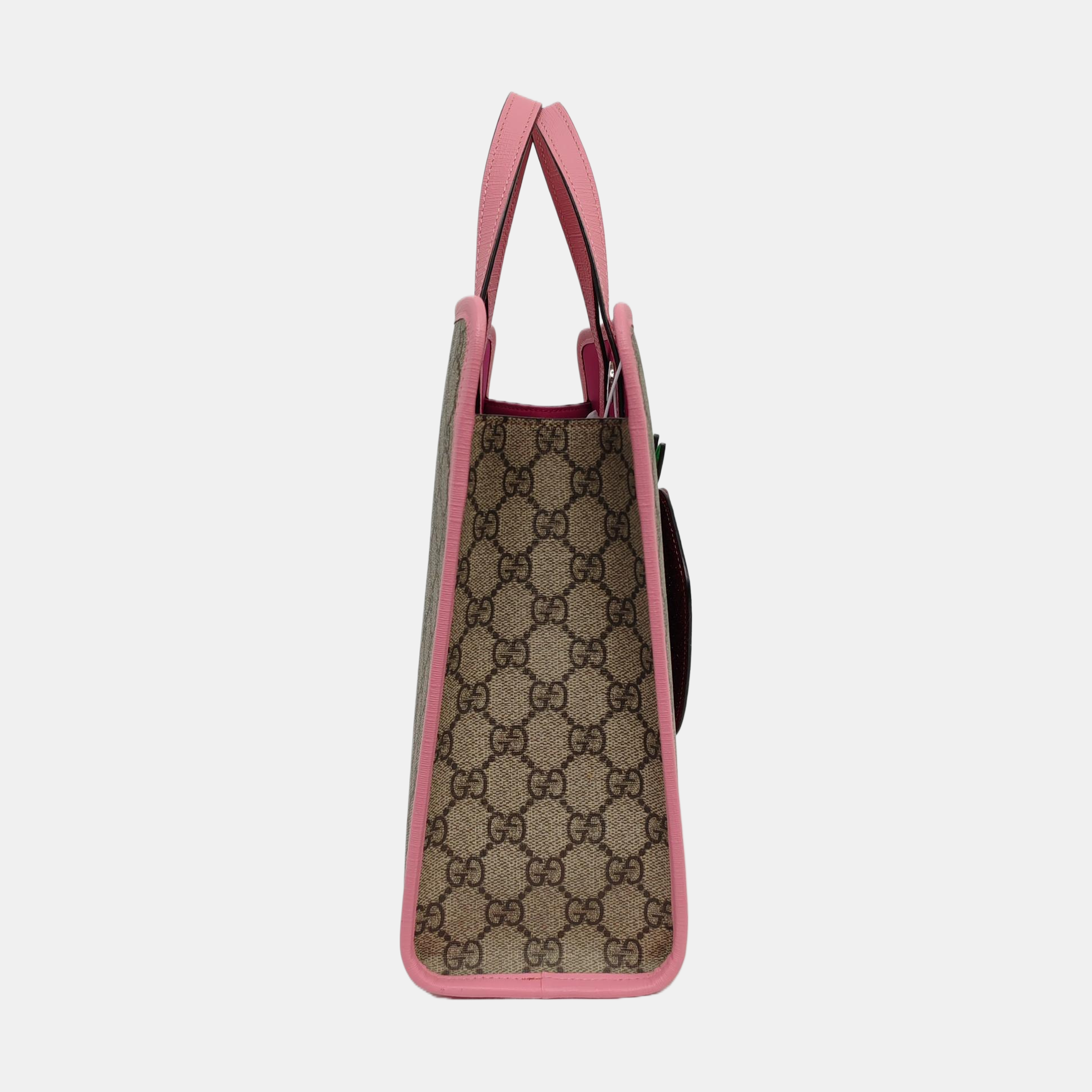 Children’s GG Bucket Monogram Coated Canvas Beige