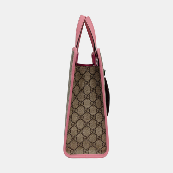 Children’s GG Bucket Monogram Coated Canvas Beige