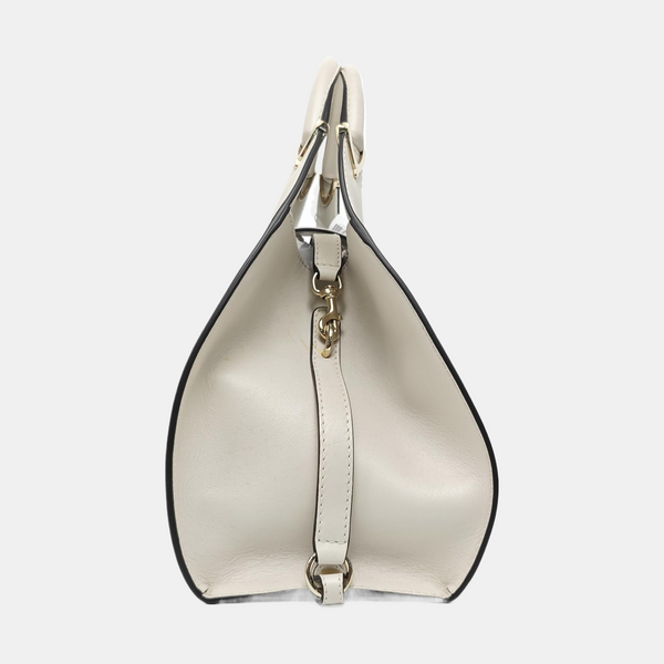 Stirrup Calfskin White