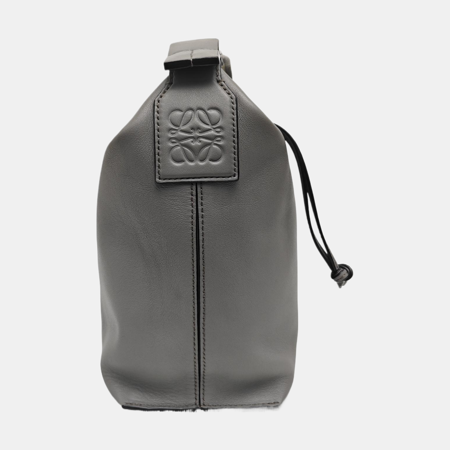 Calfskin Shoulder Bag Gray