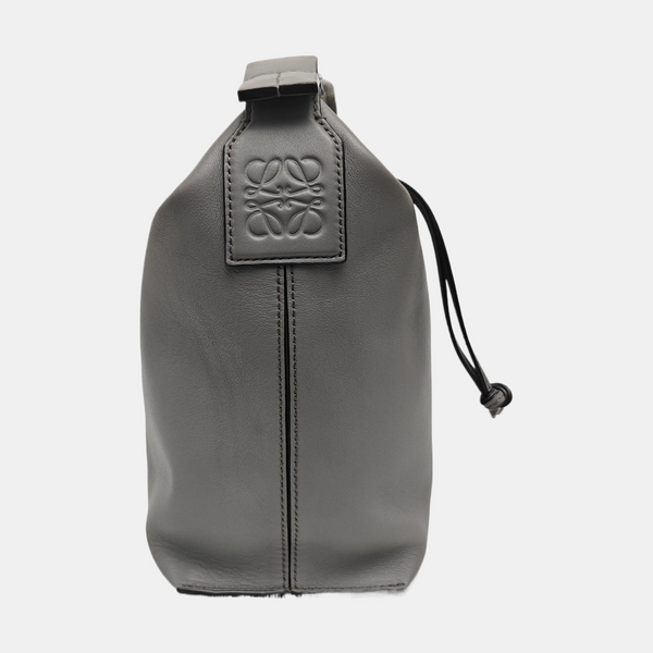 Calfskin Shoulder Bag Gray
