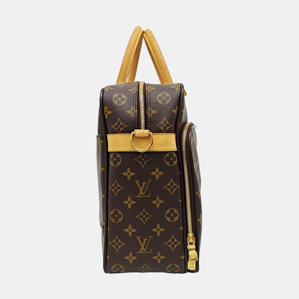 ICARE Monogram Coated Canvas Brown