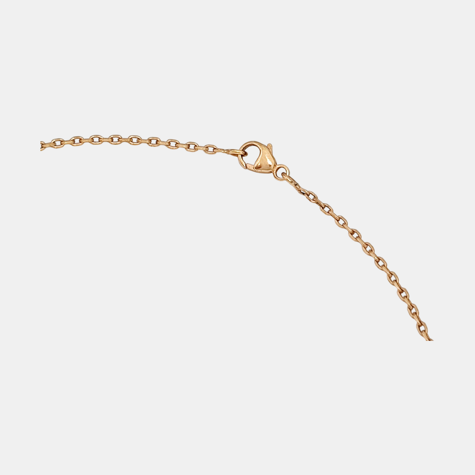 Pop H Metal Rose Gold Necklace