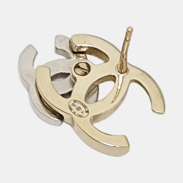 Metal Gold Stud Earrings