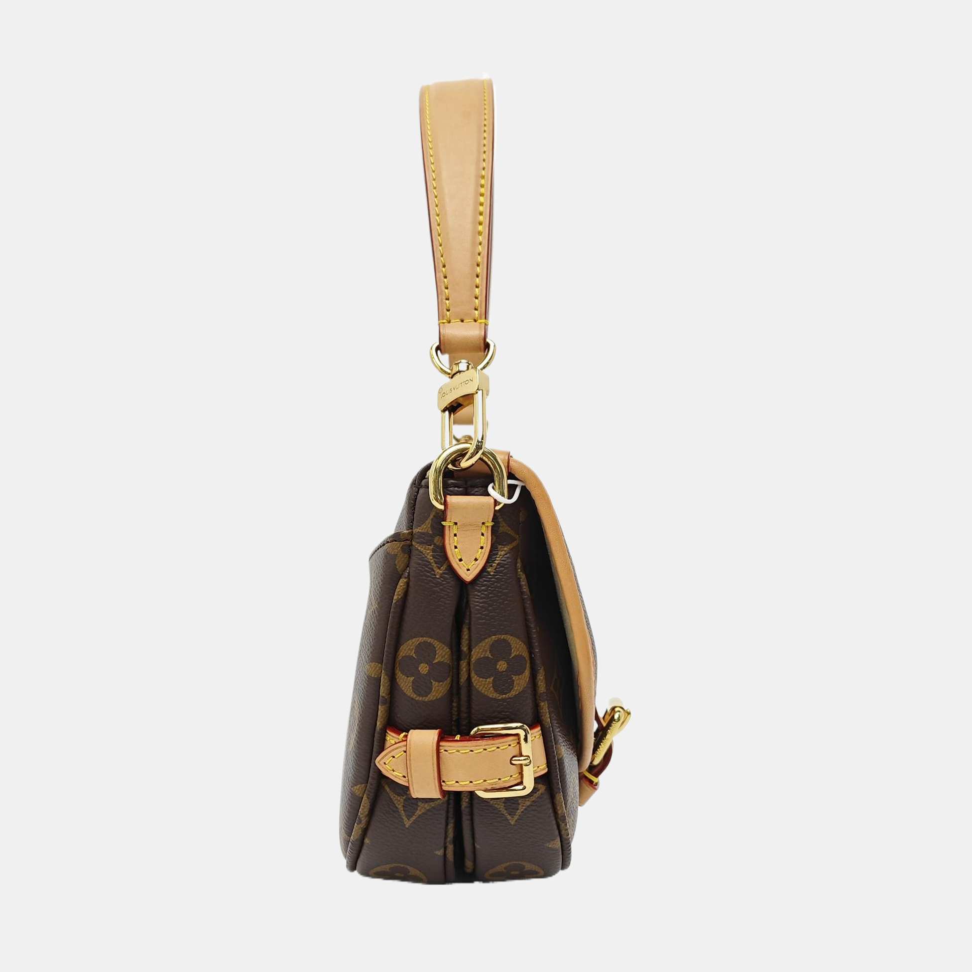SAUMUR BB Monogram Coated Canvas Brown