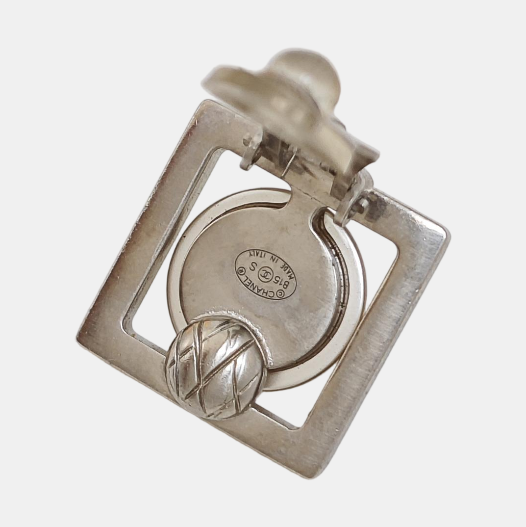 Metal Silver Clip On Earrings