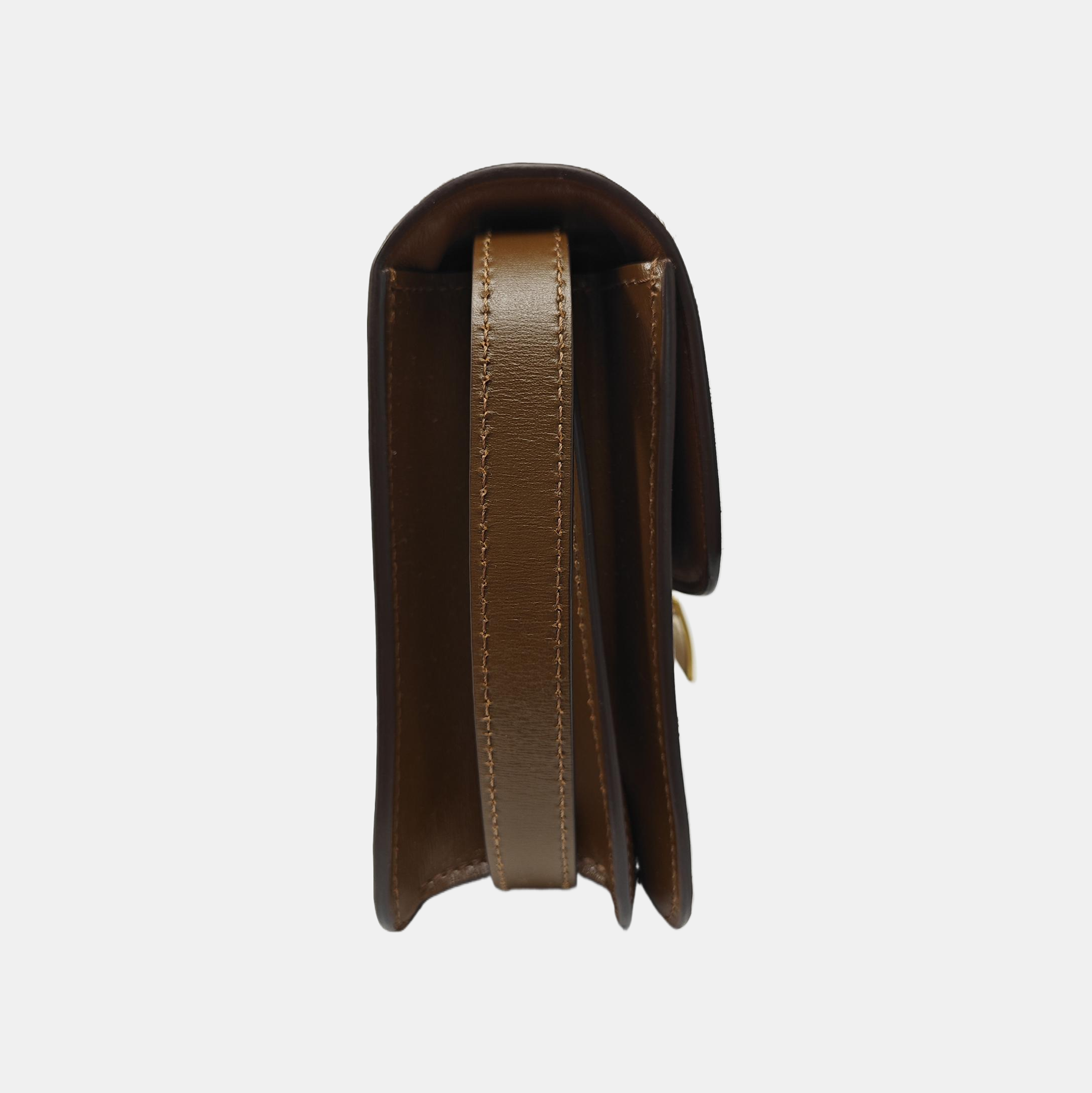 CLASSIC BOX Small Calfskin Brown