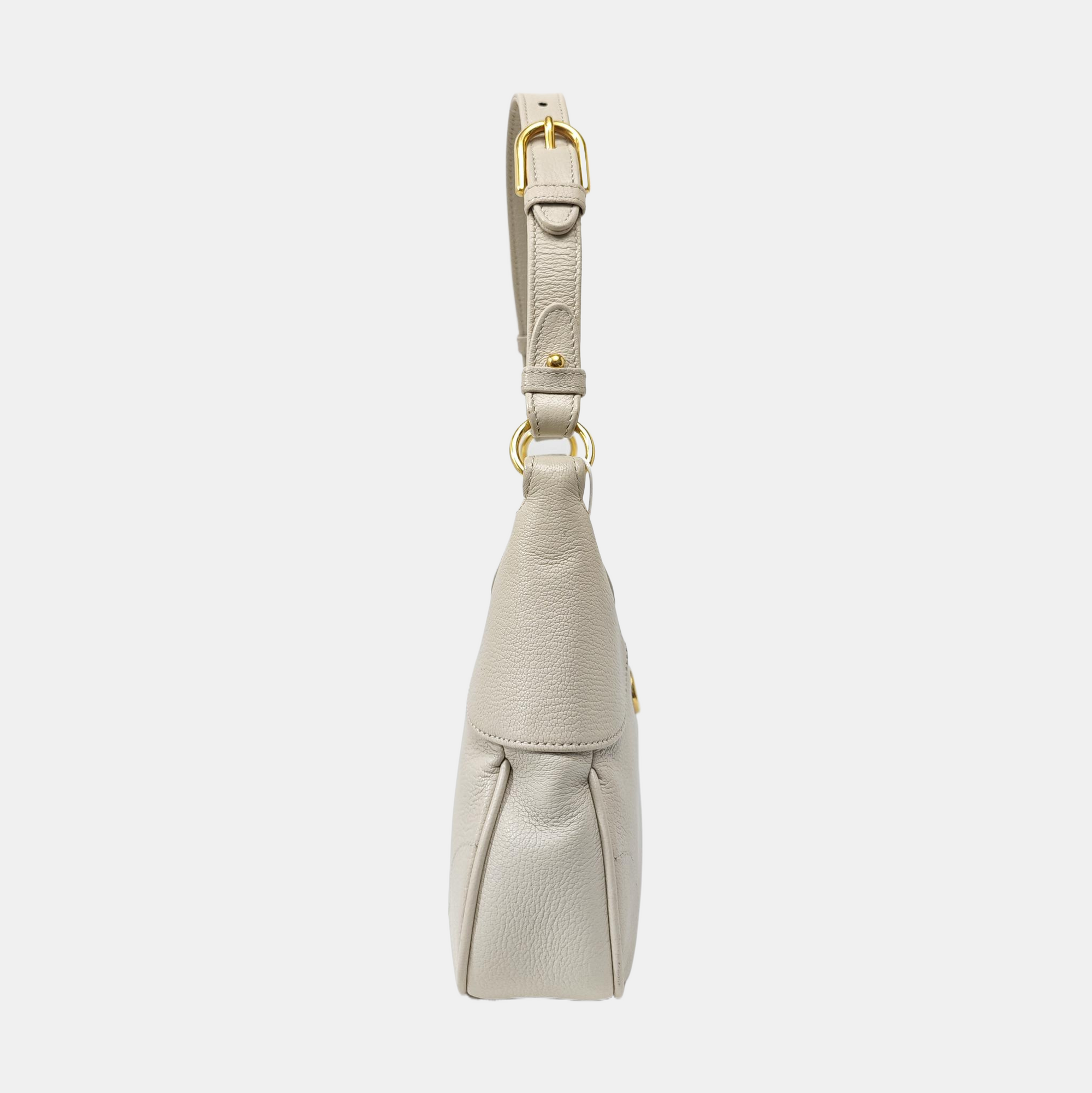 Aphrodite Small Calfskin White