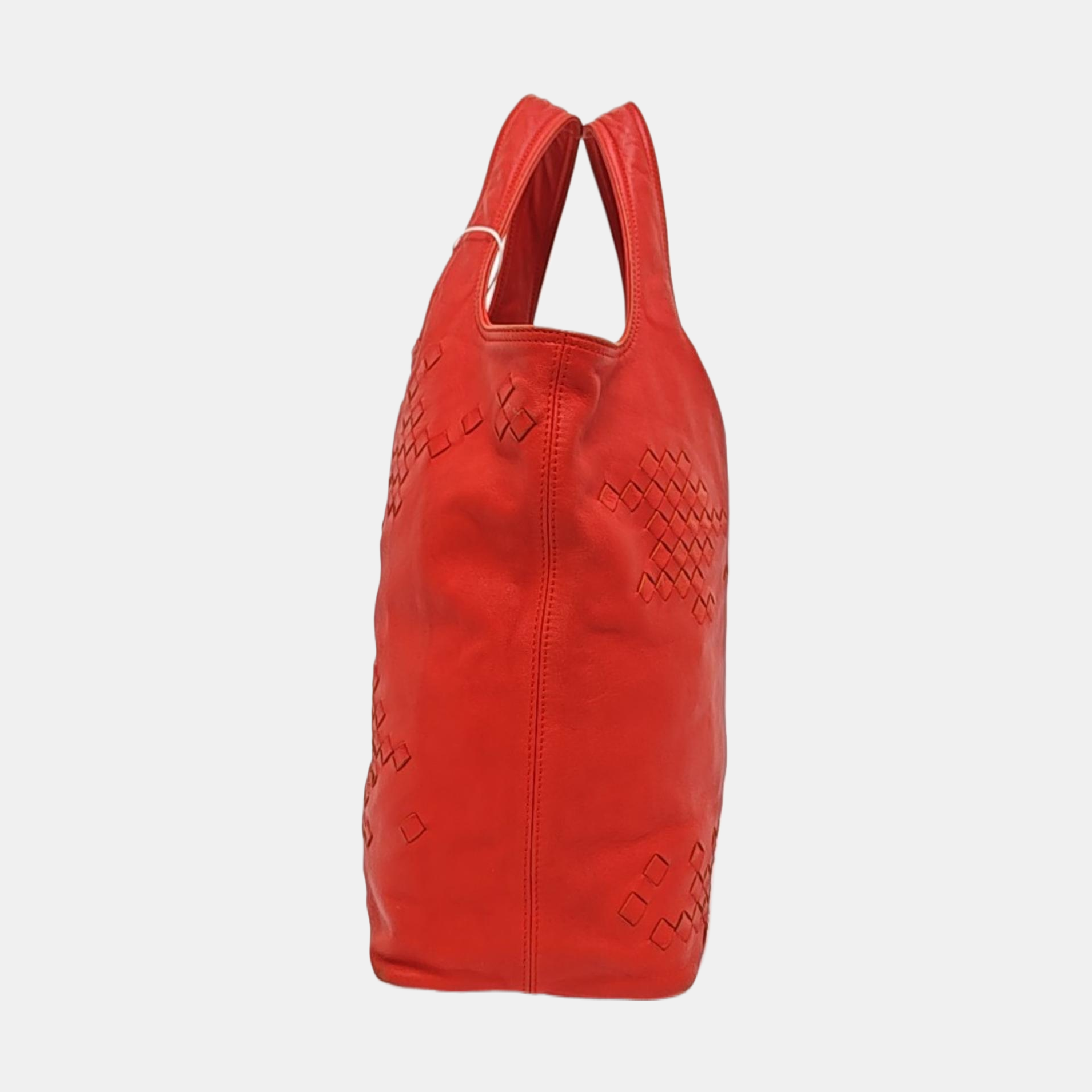 Calfskin Tote Bag Red