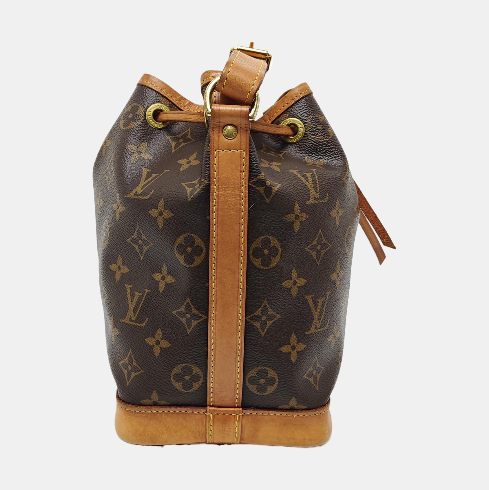 NOÉ BB Monogram Coated Canvas Brown