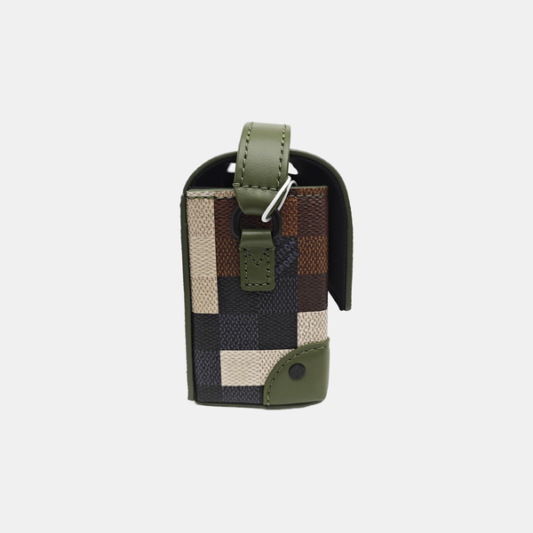 SOFT TRUNK Mini Damier Coated Canvas Green