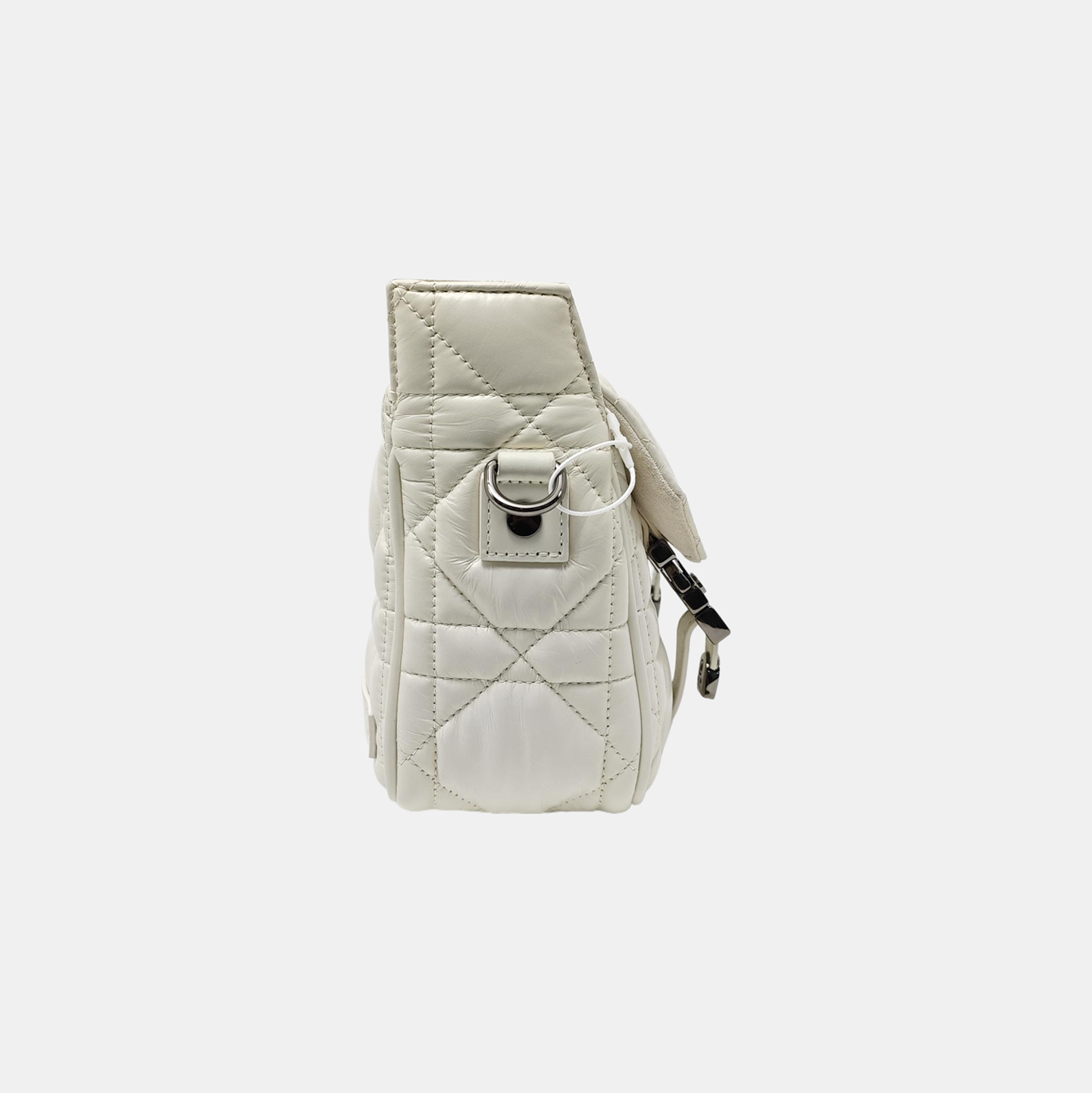 Diorcamp Small Cannage Calfskin White