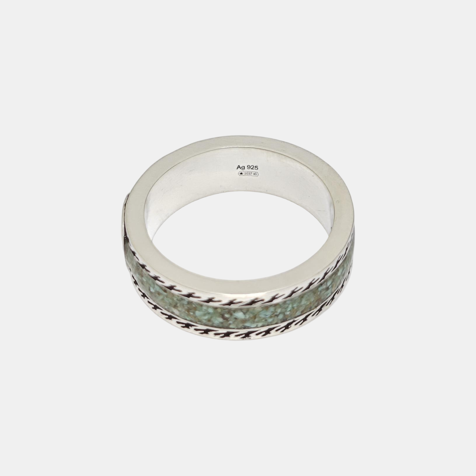 Interlocking G 925 Sterling Silver Ring HK 13