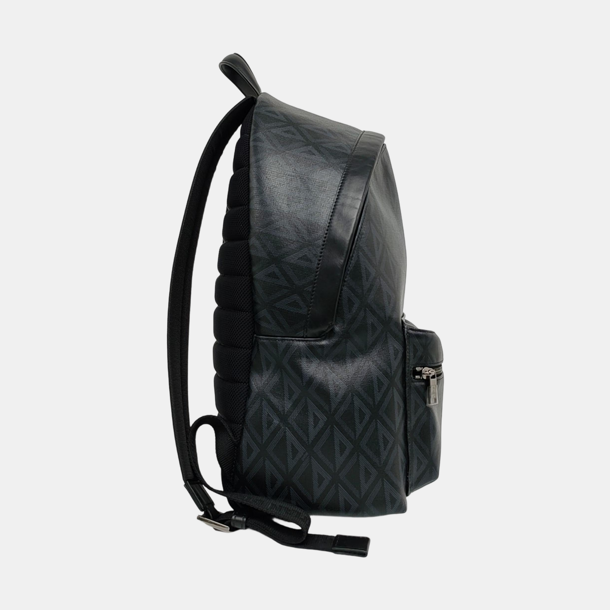 Rider Oblique Coated Canvas Black