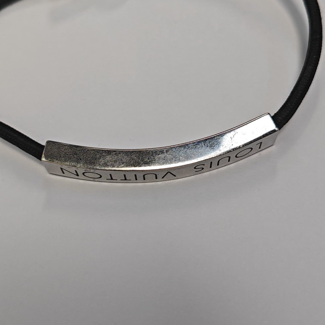 SPACE LV Metal Silver Bangle