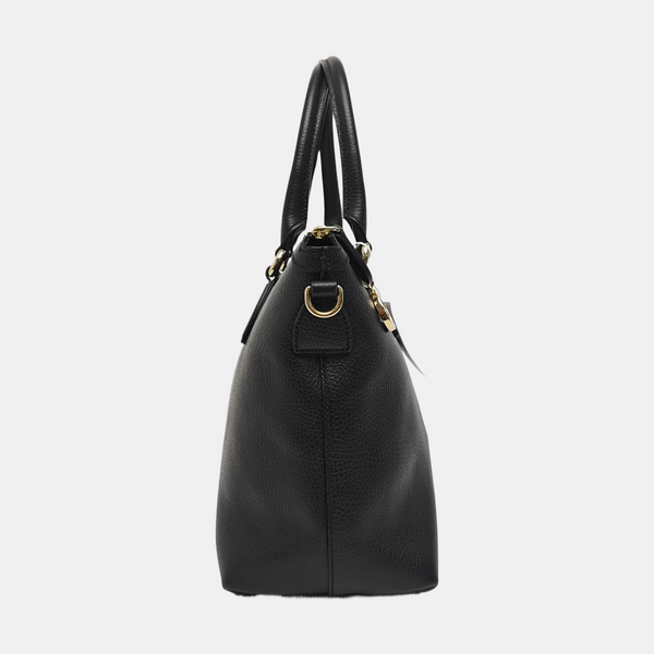 Microguccissima Calfskin Black