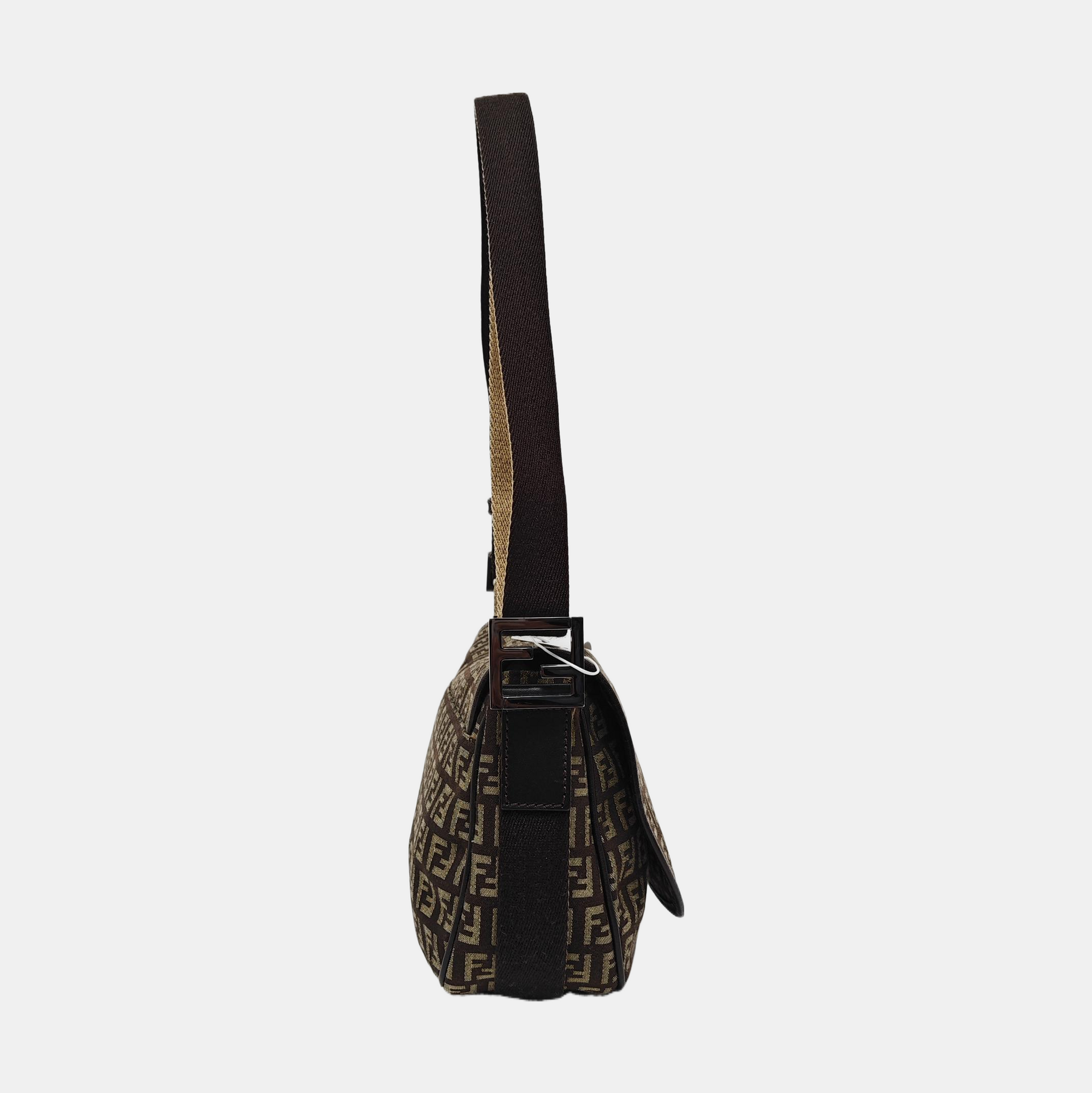 Canvas Shoulder Bag Brown