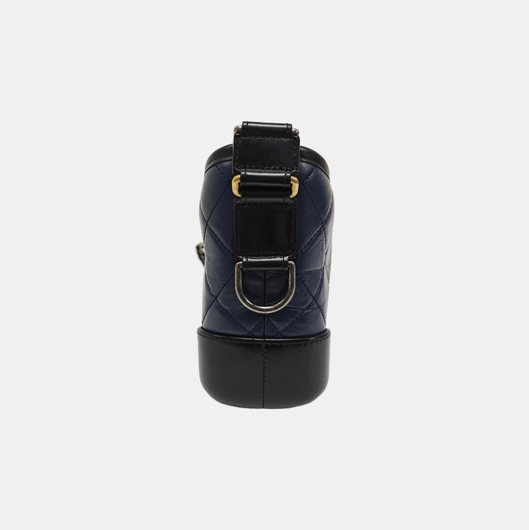 GABRIELLE Small Quilted Calfskin Blue