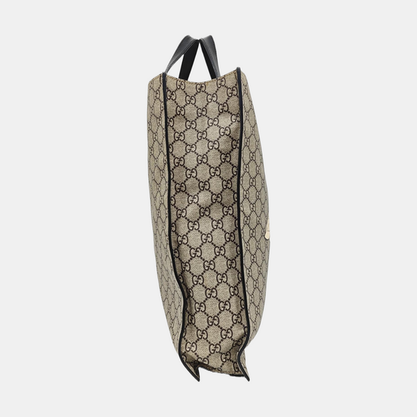 GG Supreme Monogram Coated Canvas Brown