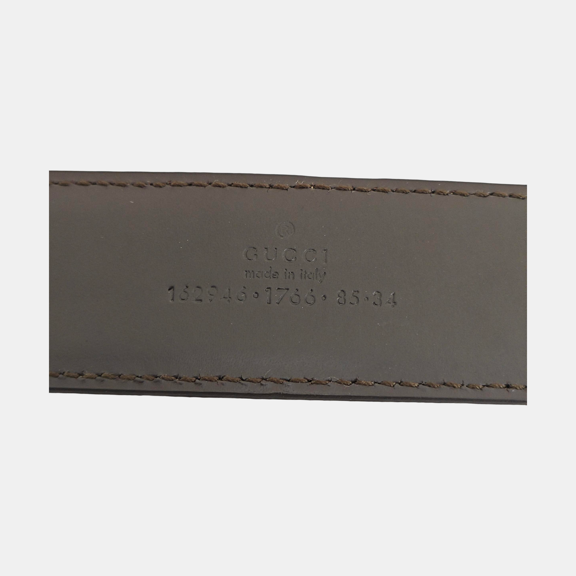 Leather Belt White