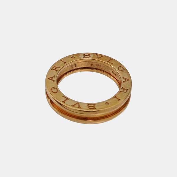 B.ZERO1 18k Rose Gold Ring EU 50