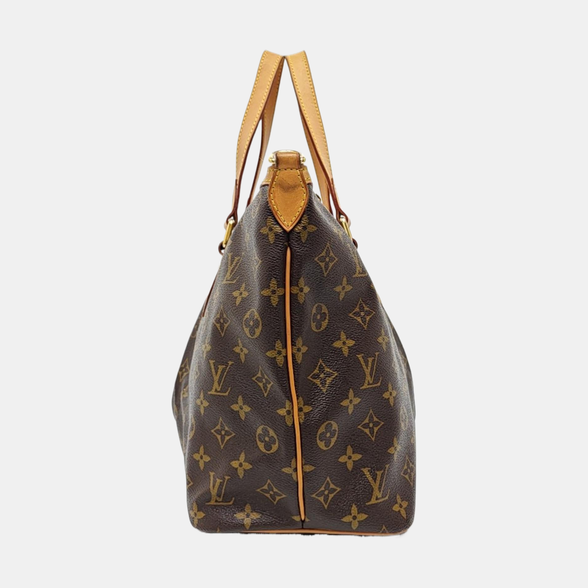 PALERMO PM Monogram Coated Canvas Brown