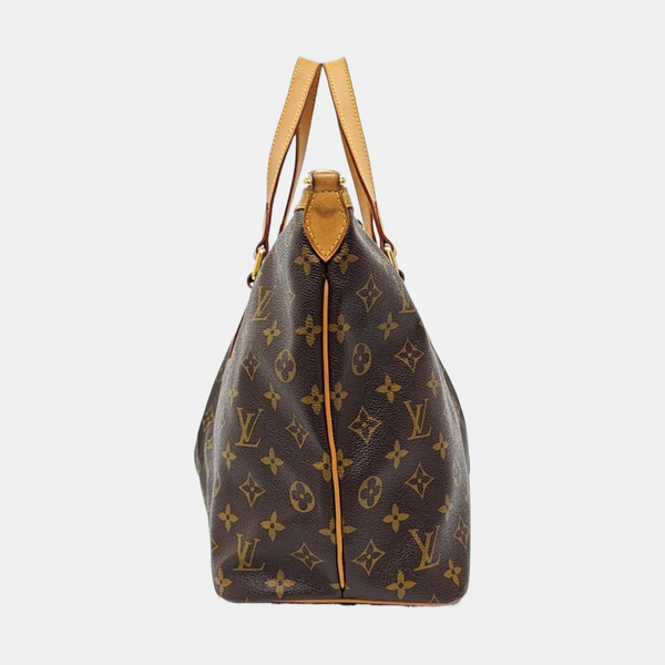 PALERMO PM Monogram Coated Canvas Brown