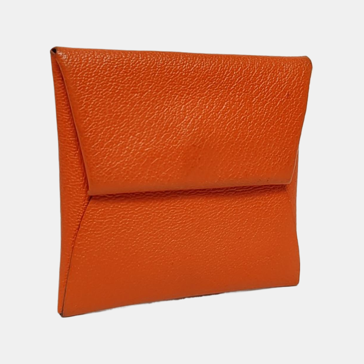 Bastia Chèvre Mysore Orange Card Holder