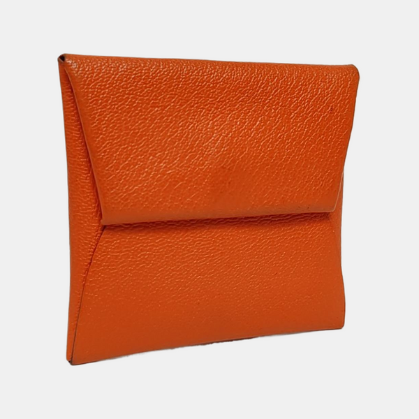 Bastia Chèvre Mysore Orange Card Holder