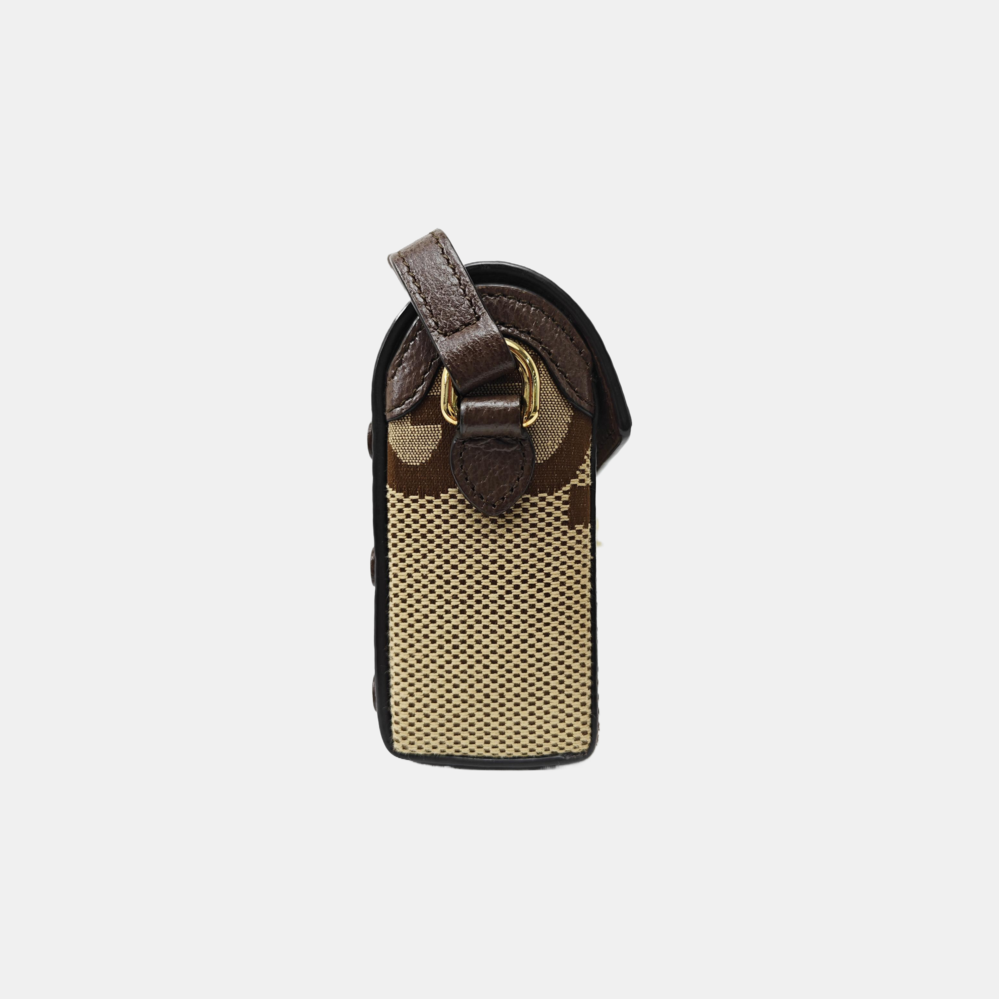 Horsebit 1955 Mini Monogram Canvas Beige