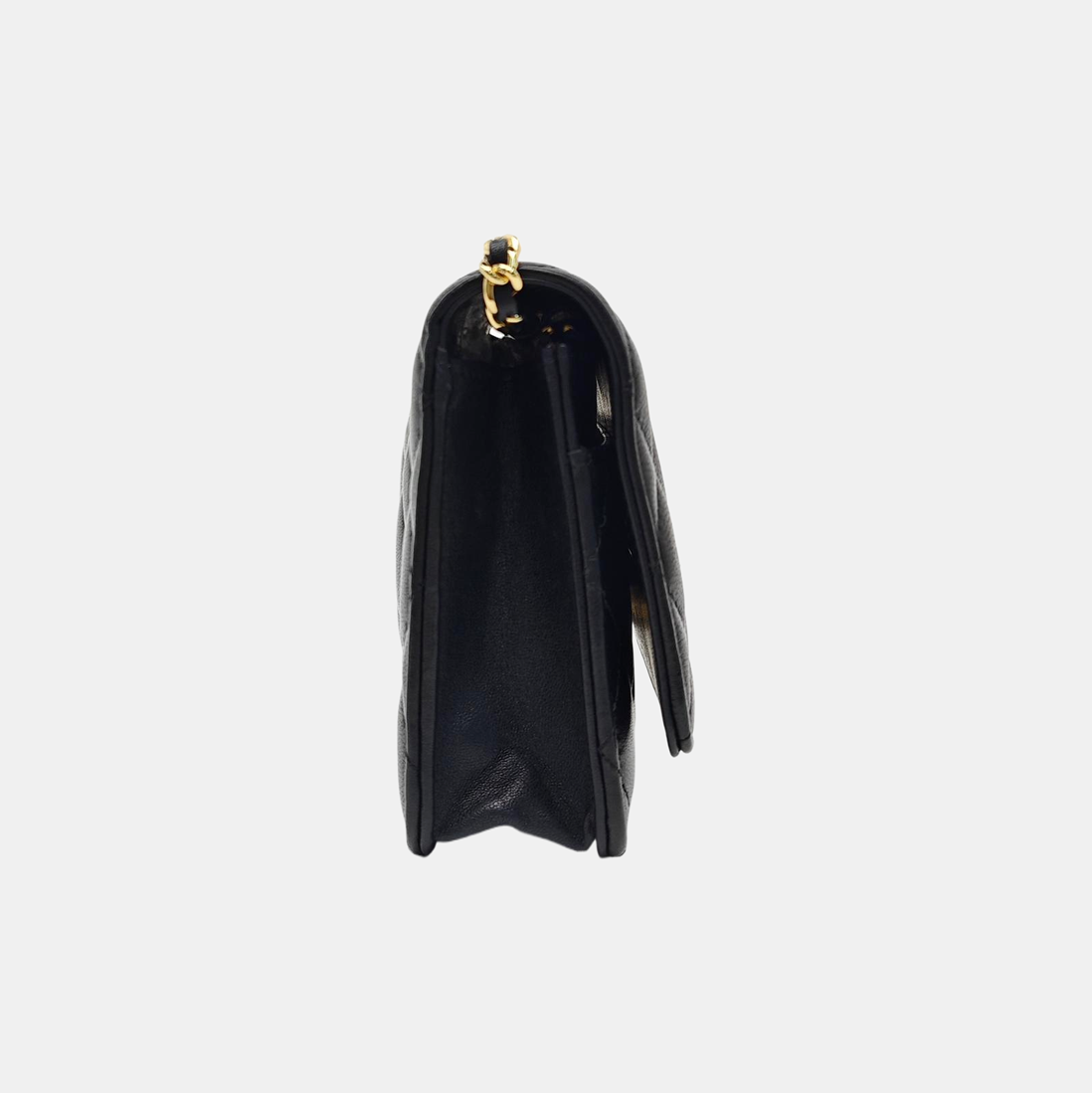 WOC Quilted Lambskin Black