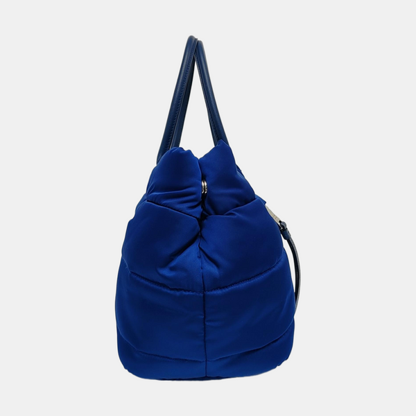 Nylon Quilted Nylon Blue