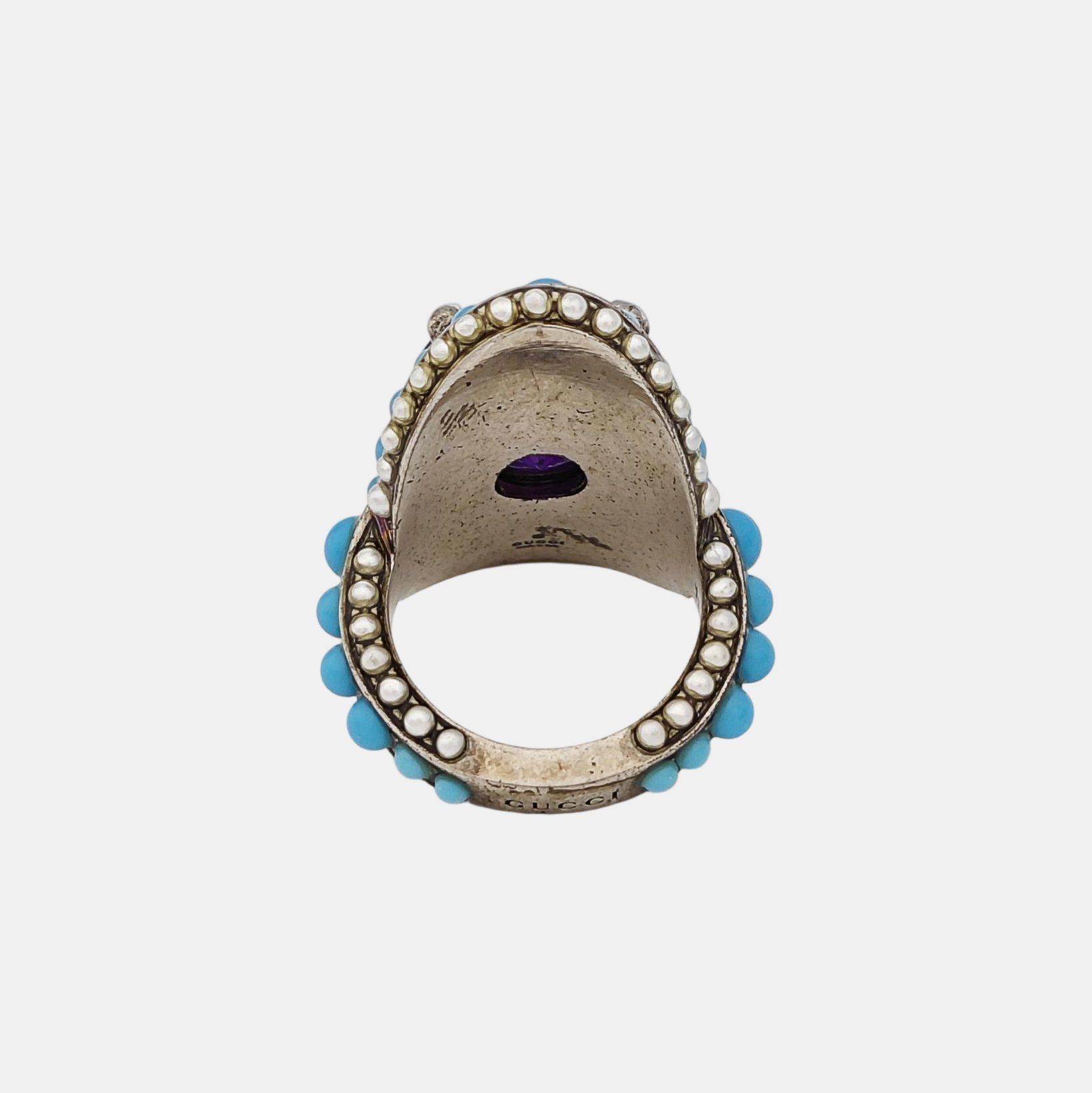 Metal Blue Ring HK 13