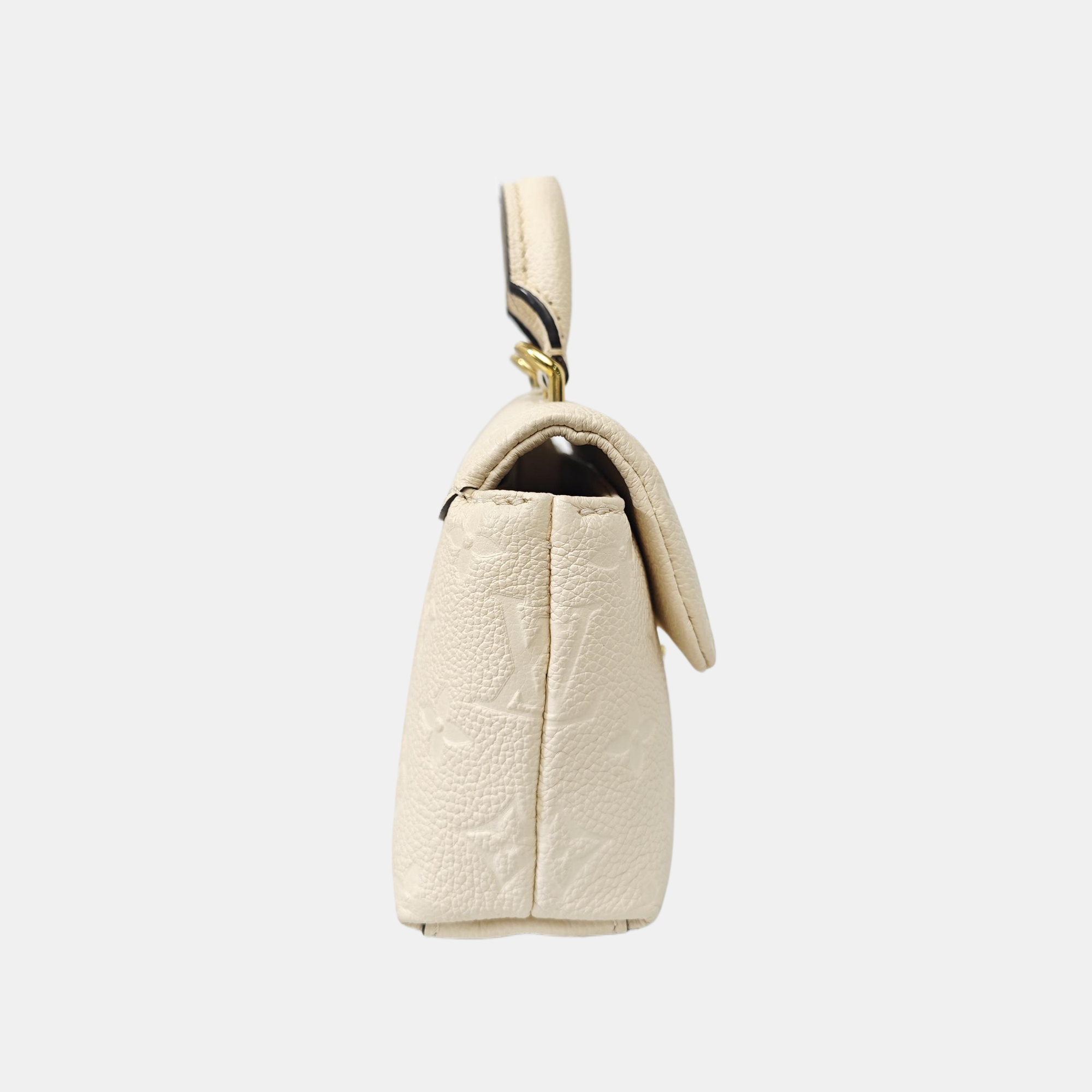 MADELEINE Nano Monogram Calfskin Beige