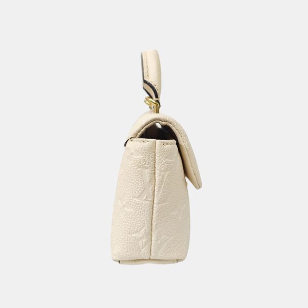 MADELEINE Nano Monogram Calfskin Beige