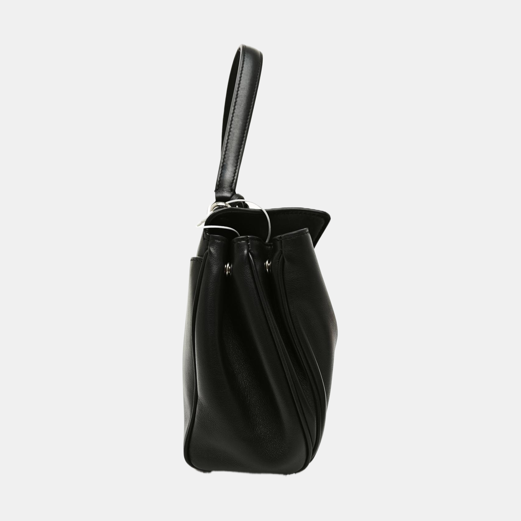 Calfskin Shoulder Bag Black
