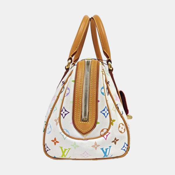 LV × TM PRISCILLA Monogram Coated Canvas White