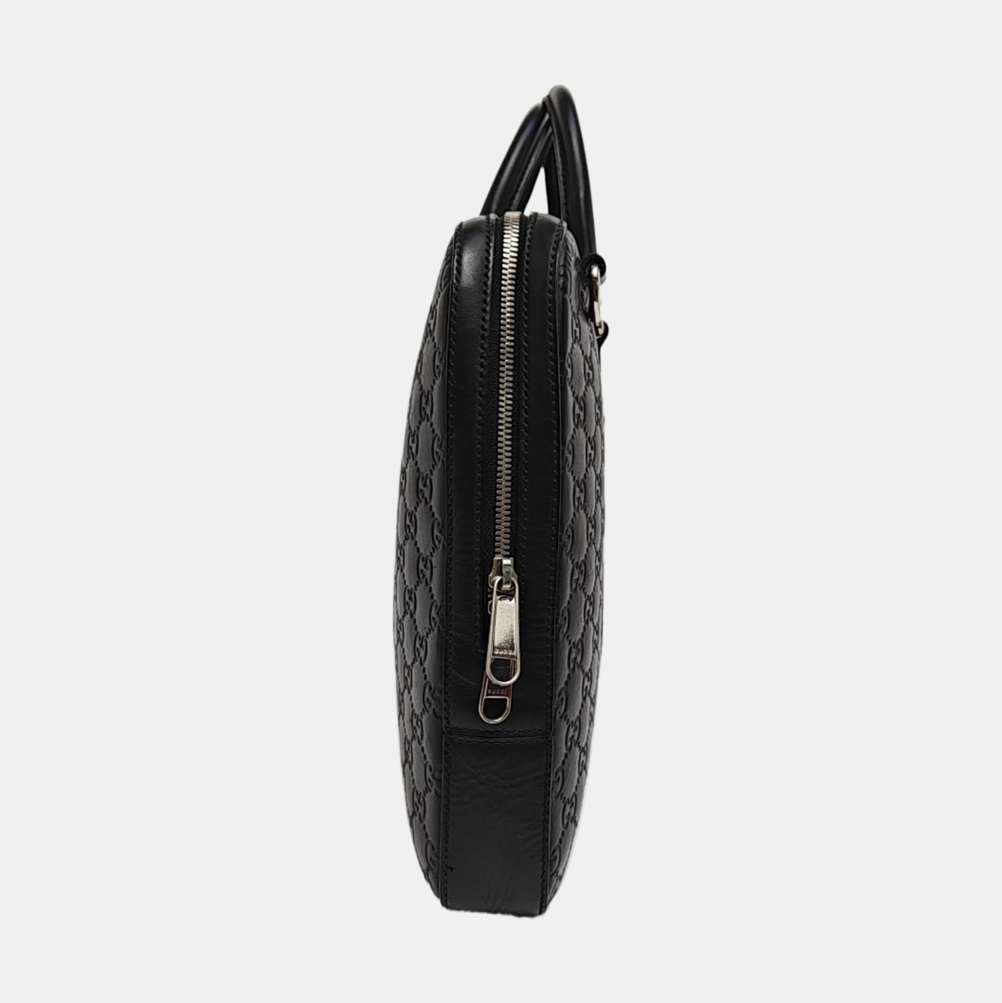 Signature Monogram Calfskin Black